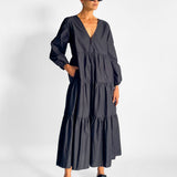 Long Sleeve Tiered Sundress