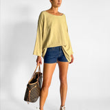 Raw Silk Top
