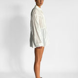 Embroidered Drawcord Tunic