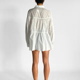 Embroidered Drawcord Tunic