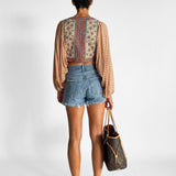 Clementine Batwing Crop