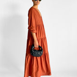 Long Sleeve Plunge Dress