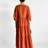 Long Sleeve Plunge Dress