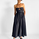 Bandeau Rouched Sundress