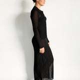 Eva Buttoned Maxi Dress