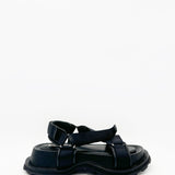 Touch-Strap Platform Sandals