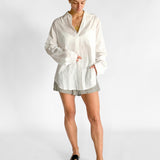 Embroidered Oversized Shirt