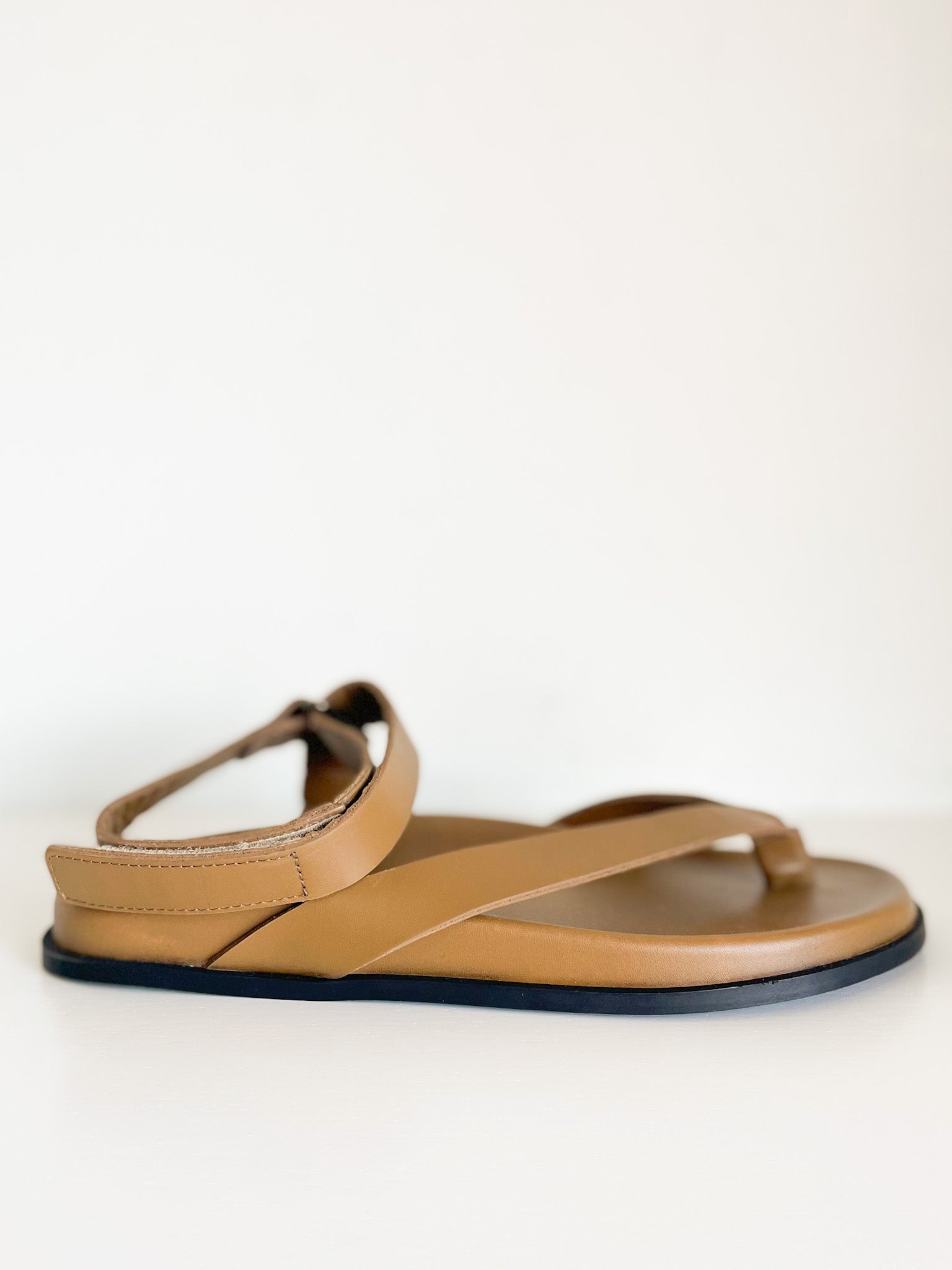 Bassike elasticised 2025 leather sandal