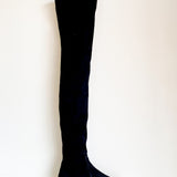 Suede Thigh-High Boots