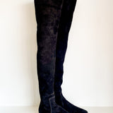 Suede Thigh-High Boots