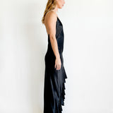 Ruffles Drape Dress