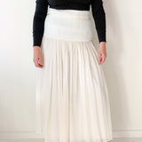 Cumberbund Ruched Skirt