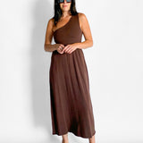 Asymmetric Knit Dress