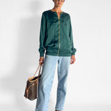 Silk Bomber Jacket