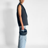 Woven Sleeveless Blazer Vest