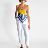 High Waisted Linen Pant