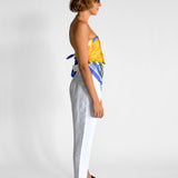 High Waisted Linen Pant