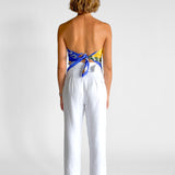 High Waisted Linen Pant