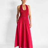 Plunge Neck Dress