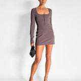 Garbadine Mini Dress
