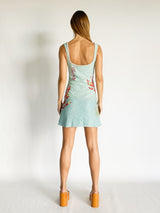 Into The Ocean Embellished Mini Dress