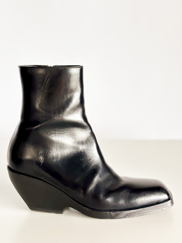 Square Toe Ankle Boot