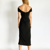 Crossover Midi Dress