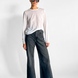 Long Sleeve Crew Neck Top