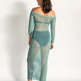 Mesh Knit Maxi Dress