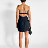 Linen Bra Mini Dress