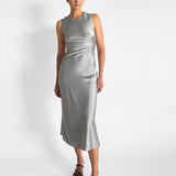 Soft Silk Rouleau Tie Dress