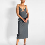 Pinstripe Bra Dress