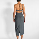 Pinstripe Bra Dress