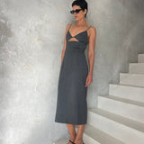 Pinstripe Bra Dress
