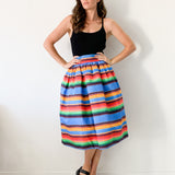Multicolour Stripe Skirt