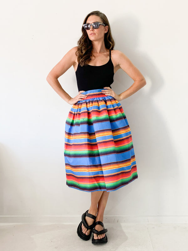 Multicolour Stripe Skirt