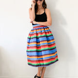 Multicolour Stripe Skirt