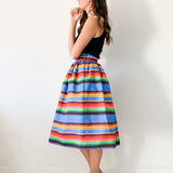 Multicolour Stripe Skirt