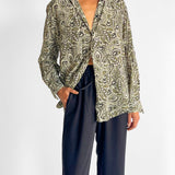 Long Sleeve Silk Shirt
