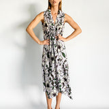 Silk Midi Dress