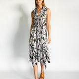 Silk Midi Dress