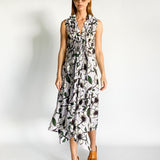 Silk Midi Dress