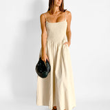 Milano Stone Cotton Midi Dress