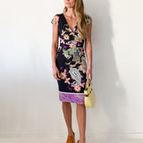 Floral Paisley Midi Dress