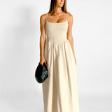 Milano Stone Cotton Midi Dress