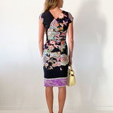 Floral Paisley Midi Dress