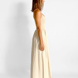 Milano Stone Cotton Midi Dress