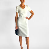 Short Sleeve Midi Dress