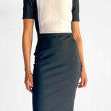 Short Sleeve Midi Dress