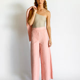 Chevron Wide Leg Pant